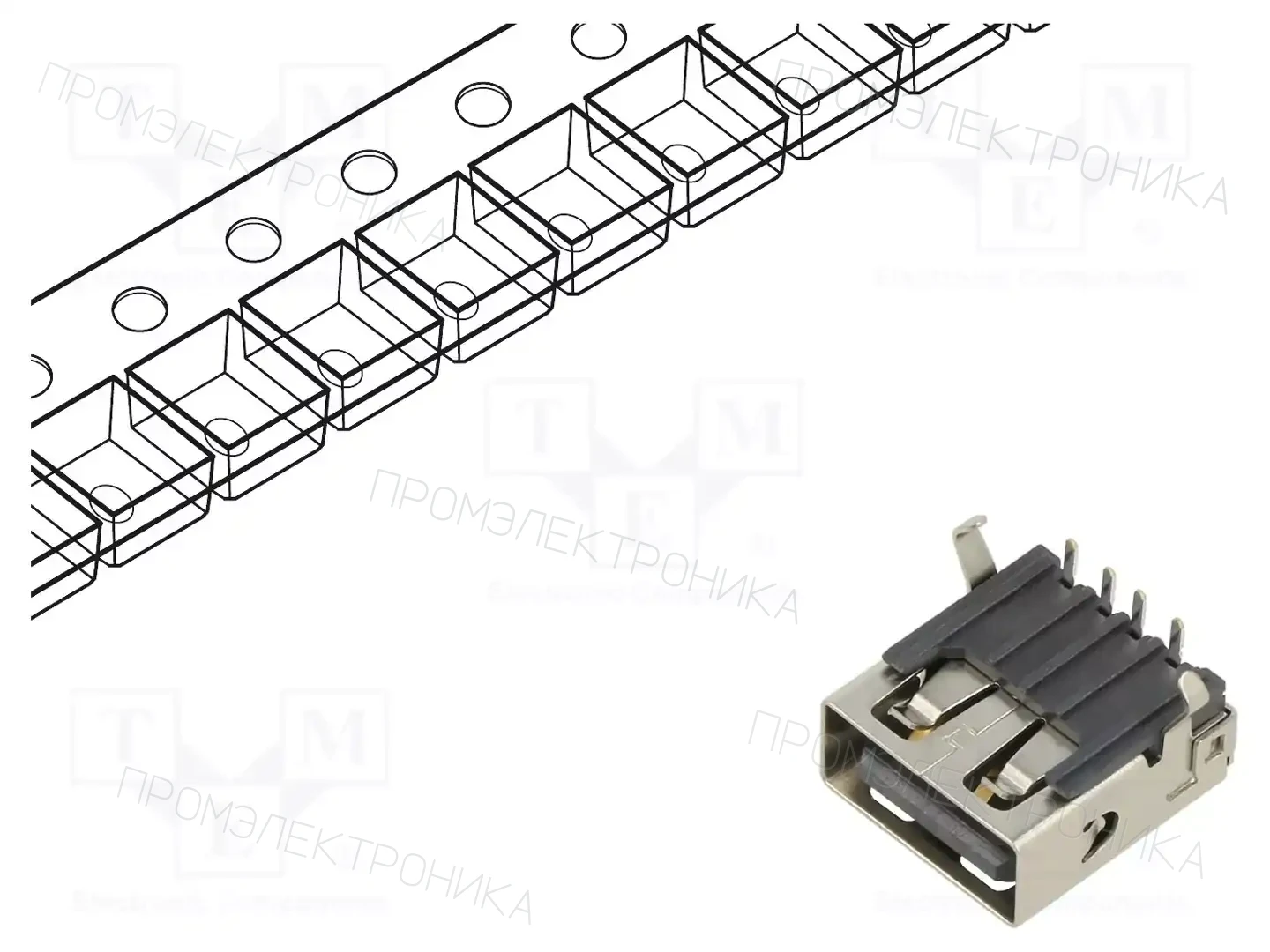 GCT USB1130-15-A — Разъeмы USB и IEEE1394