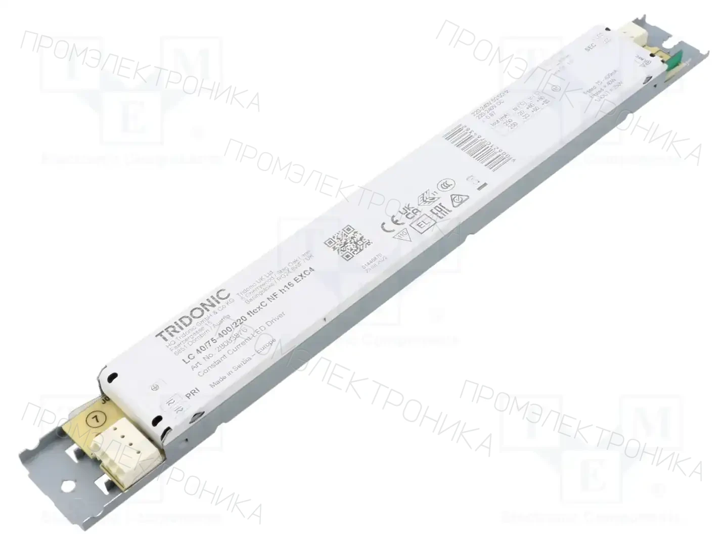 TRIDONIC LC 40W 75-400MA 220V FLEXC NF H16 EXC4 — Блоки питания для LED