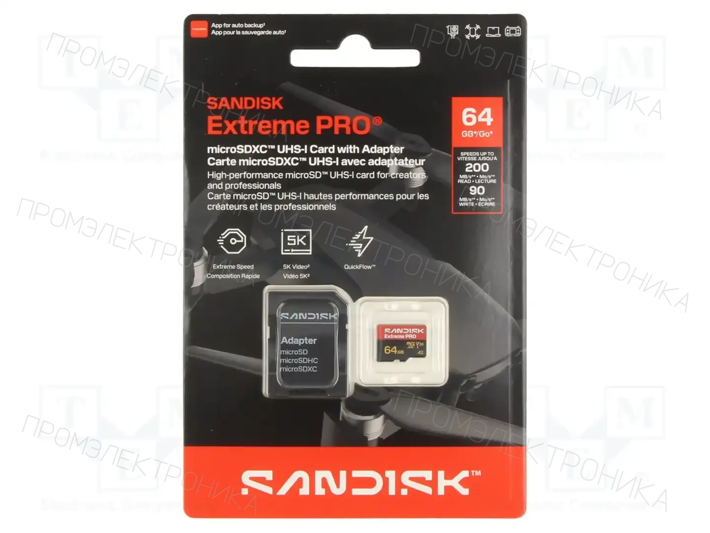 SANDISK SDSQXCU-064G-GS6MA — Карты памяти