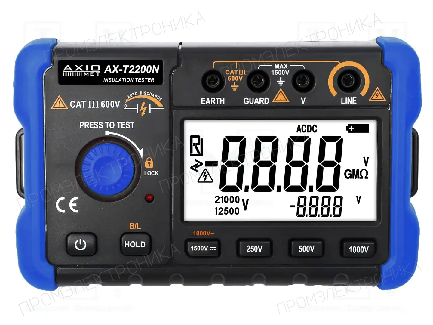 AXIOMET AX-T2200N — Измерители активного сопротивл. изоляции