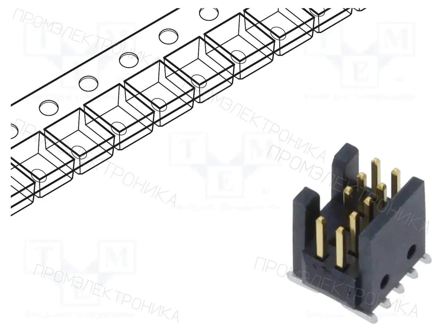 SAMTEC FTSH-105-01-F-DV-007-K-P-TR — Разъeмы пластина - пластина