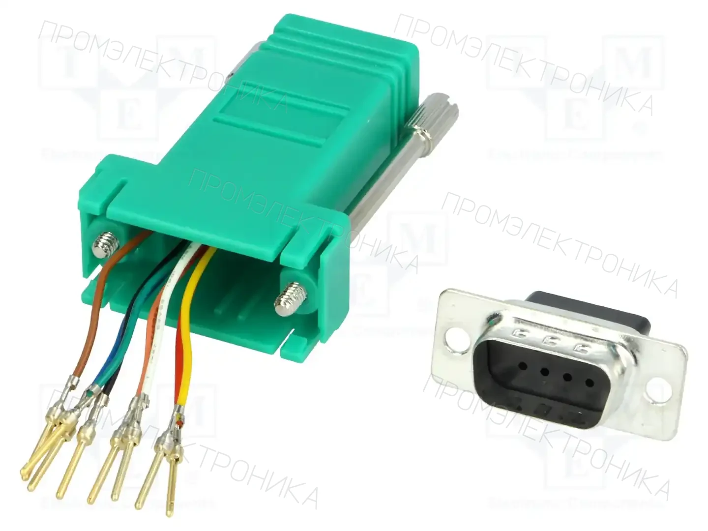 MH CONNECTORS DA9-PMJ8-G-K — Адаптеры D-Sub