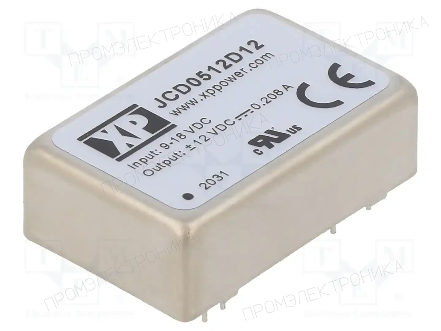 XP POWER JCD0512D12 — Преобразователи DC/DC