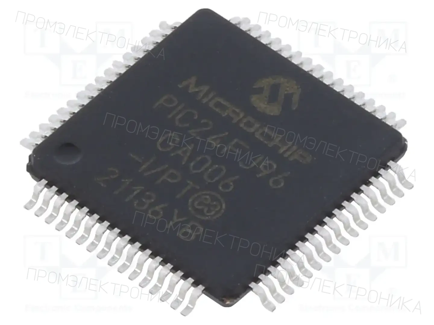 Microchip Technology PIC24FJ96GA006-I/PT — Линейка PIC 16-bit