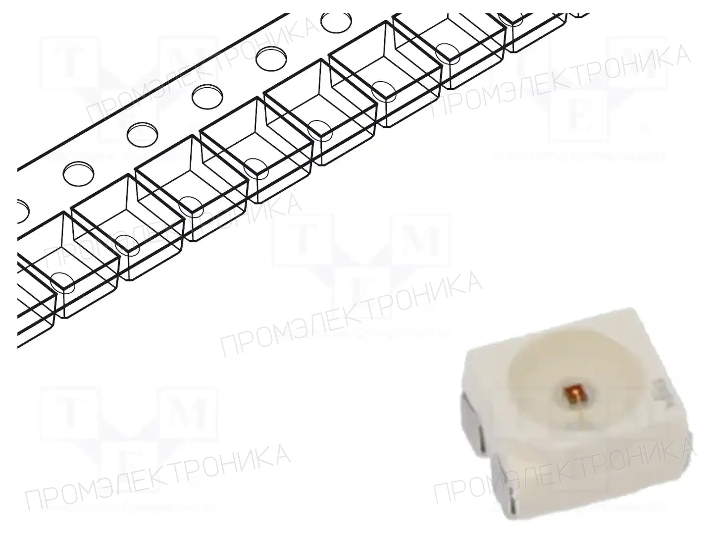 ams OSRAM LA E67F-BADB-24-3A5A — Светодиоды SMD цветные