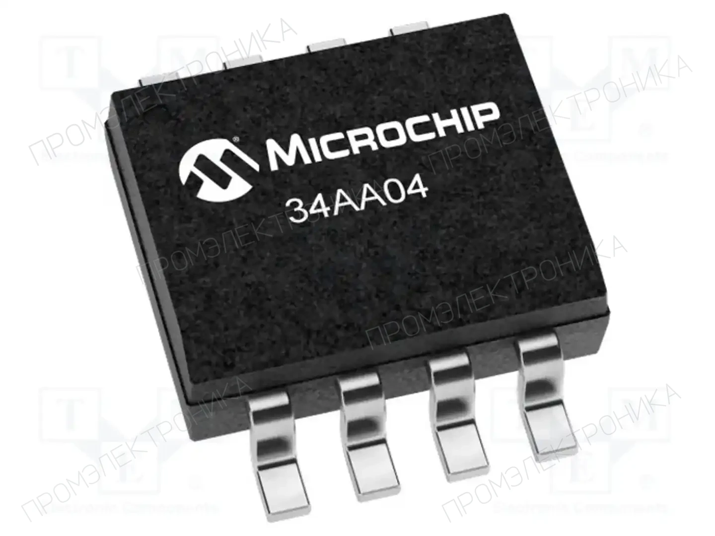 Microchip Technology 34AA04-E/SN — Памяти EEPROM последовательные