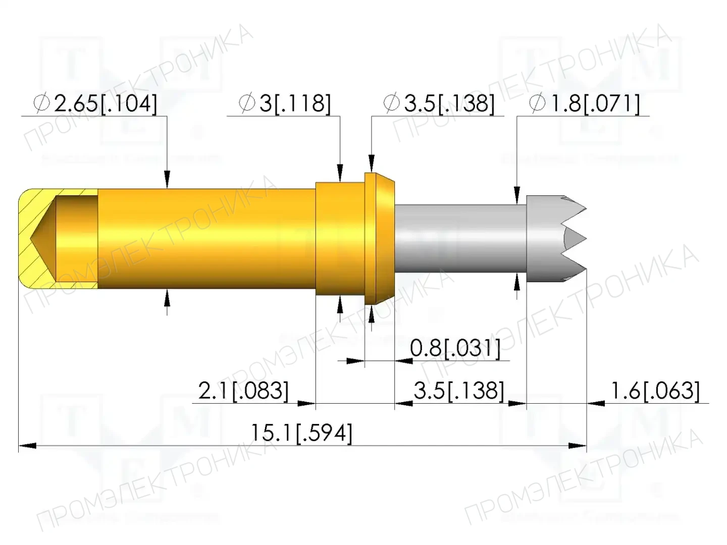 INGUN GKS-913 306 230 R 0802 Z — Измерительные щупы