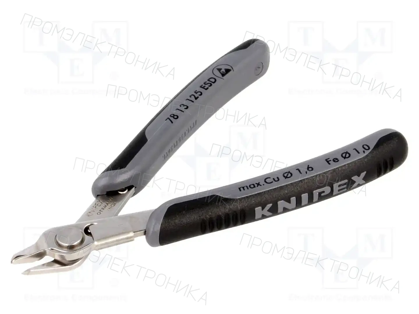 KNIPEX 78 13 125 ESD — Клещи-кусачки для резки