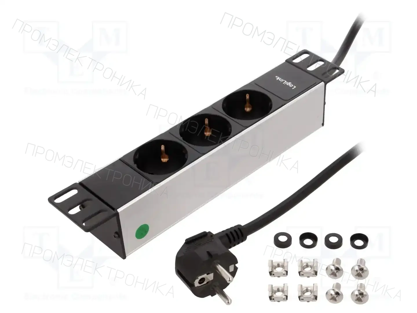 LOGILINK PDU3B01 — Планки защиты от перенапряжения