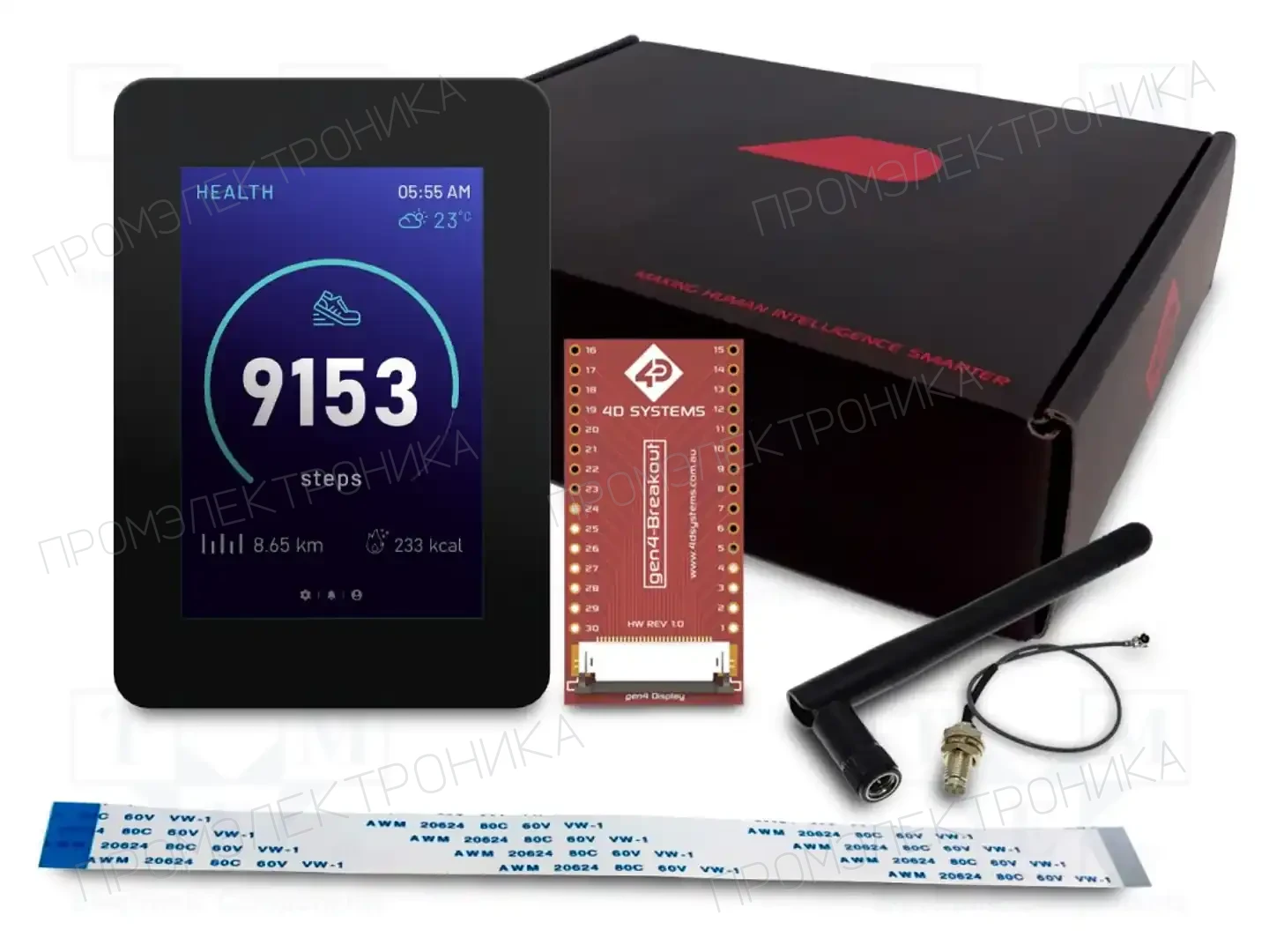 4D Systems GEN4-ESP32-35CT-CLB — Интеллигентные дисплеи
