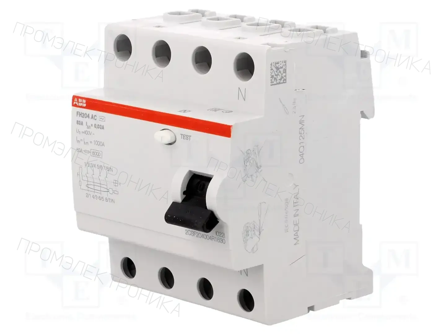 ABB 2CSF204002R1630 — Дифференциальные выключатели