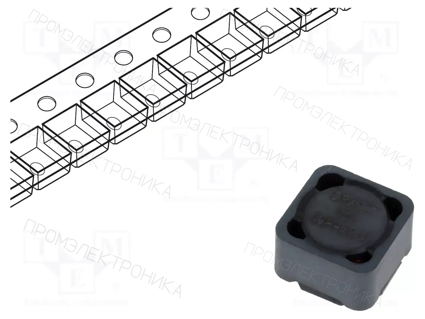 EATON ELECTRONICS DRA127-820-R — Дроссели