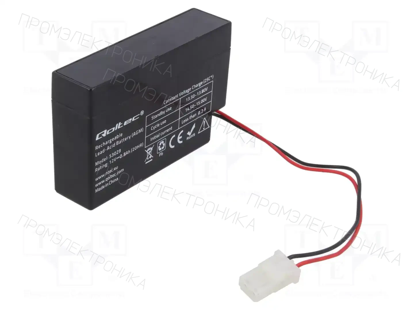 QOLTEC 53029 — Аккумуляторы кислотные