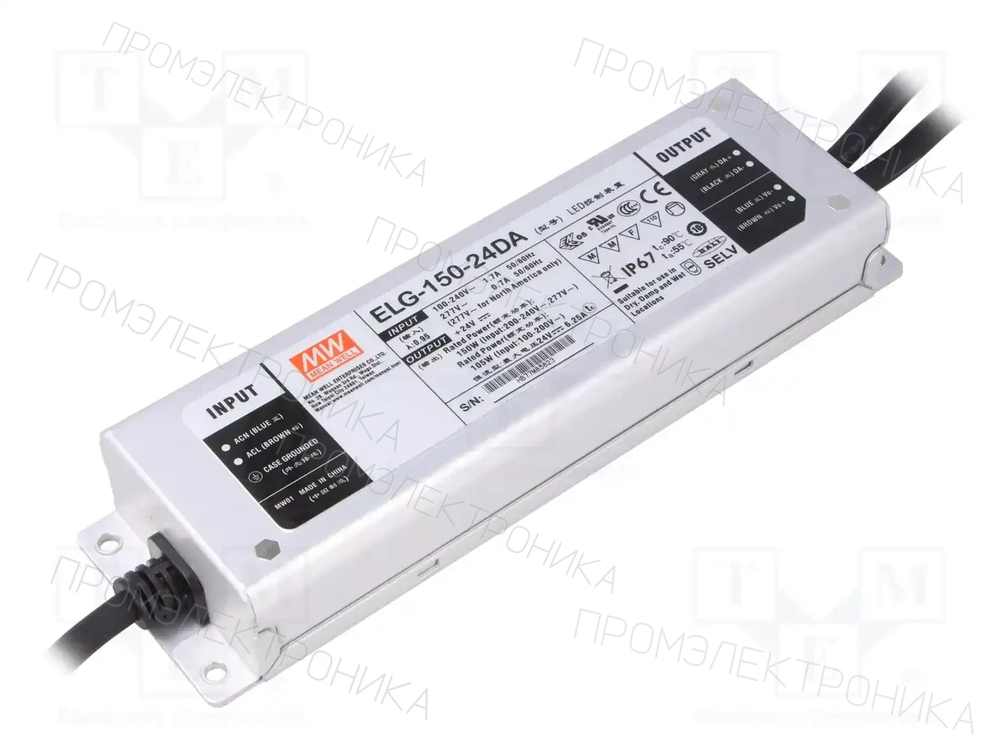 MEAN WELL ELG-150-24DA — Блоки питания для LED