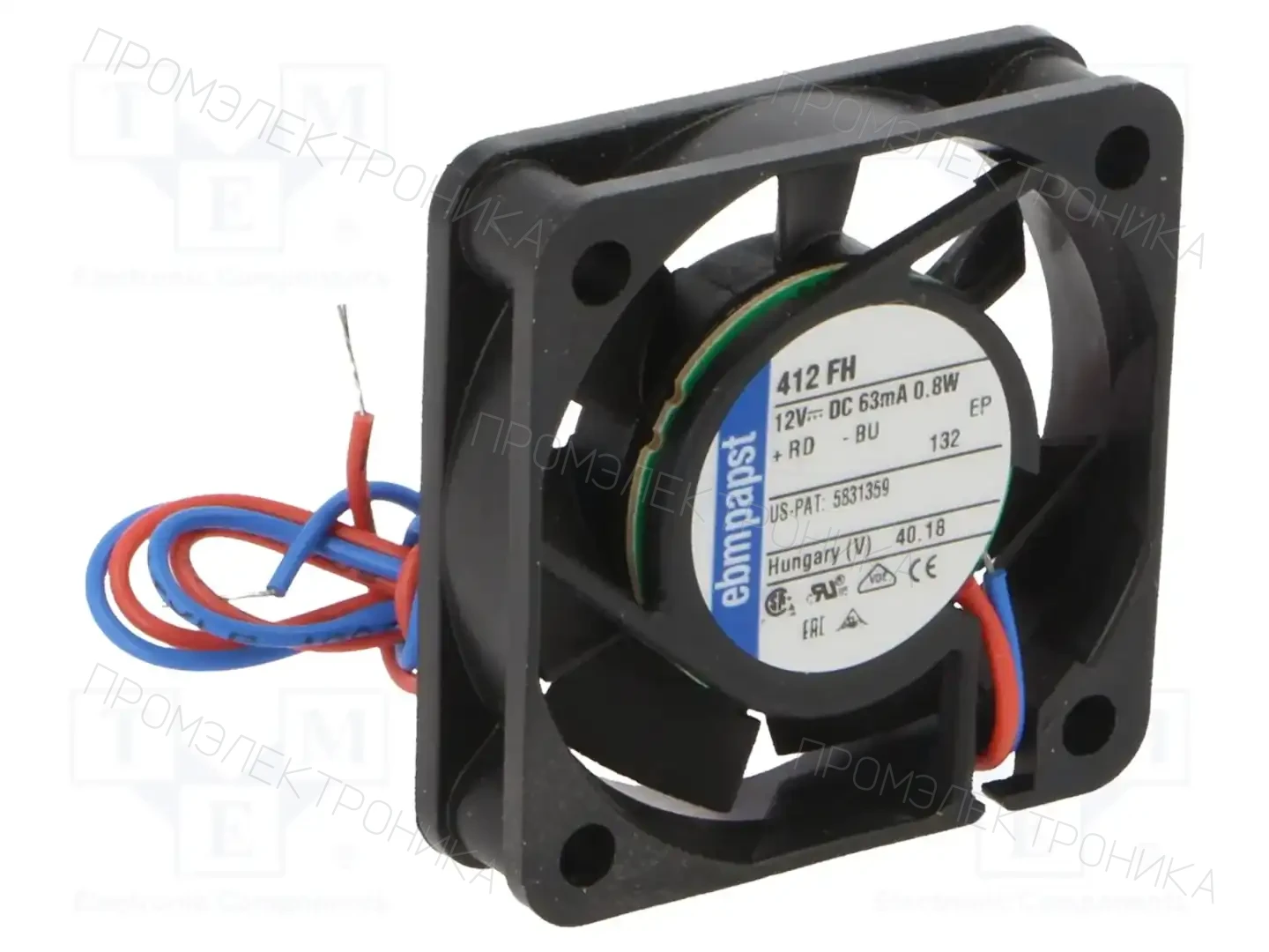 EBM-PAPST 412 FH-132 — Вентиляторы DC 12V