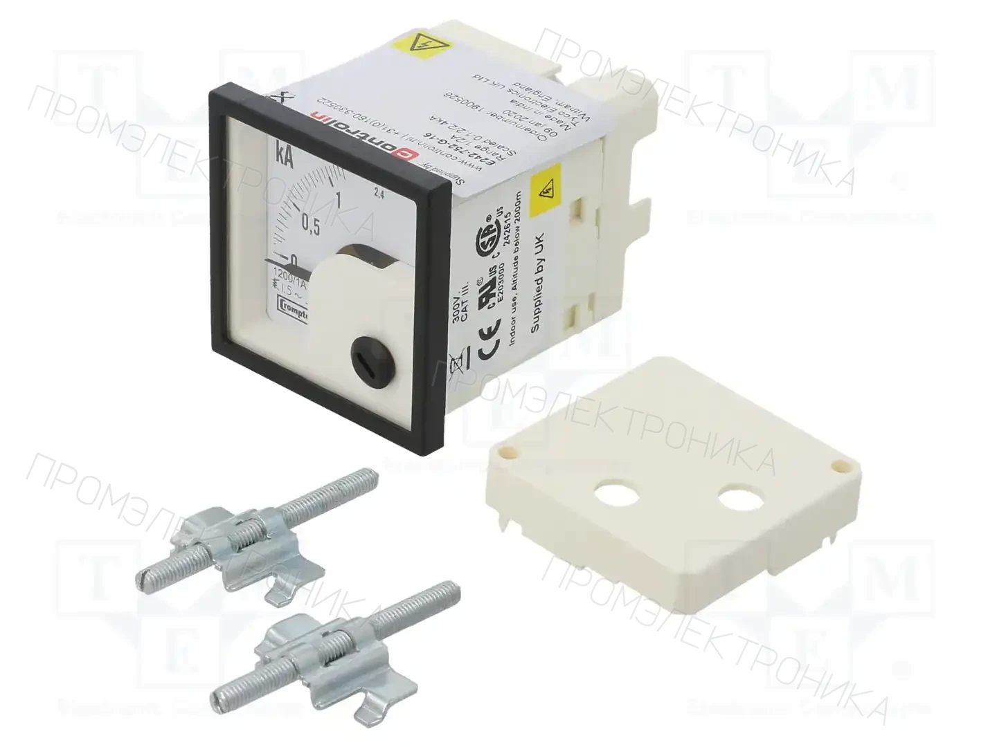 CROMPTON / TE CONNECTIVITY 039-90212-0000-1/2A-0-1,2/2,4KA-48X48MM — Амперметры