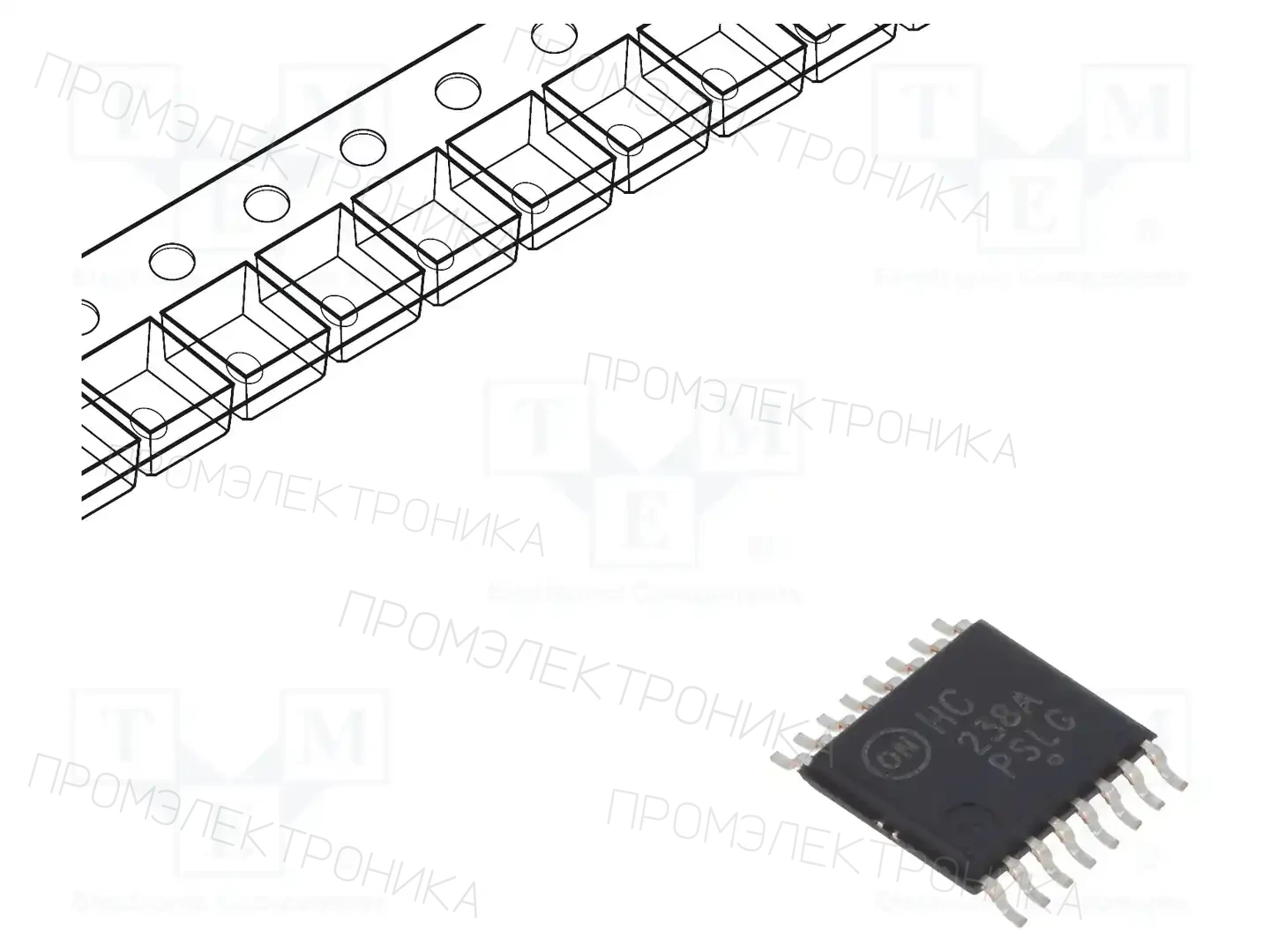 onsemi MC74HC238ADTR2G — Декодеры, мультиплексоры, переключатели