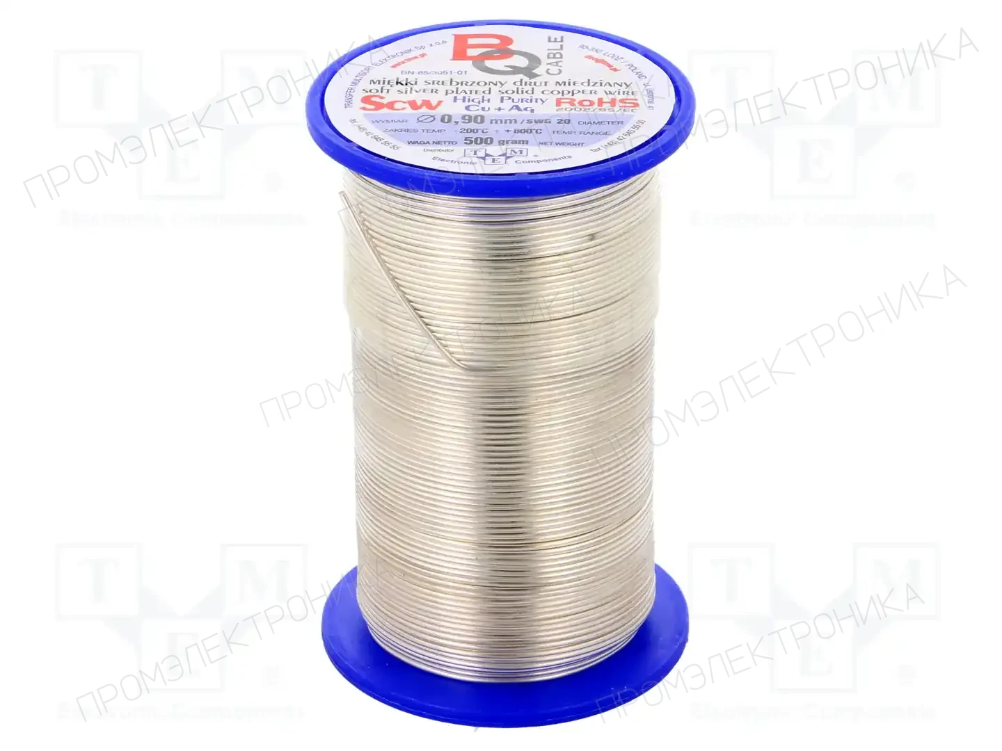 BQ CABLE SCW-0.90/500 — Проволока медная посеребренная