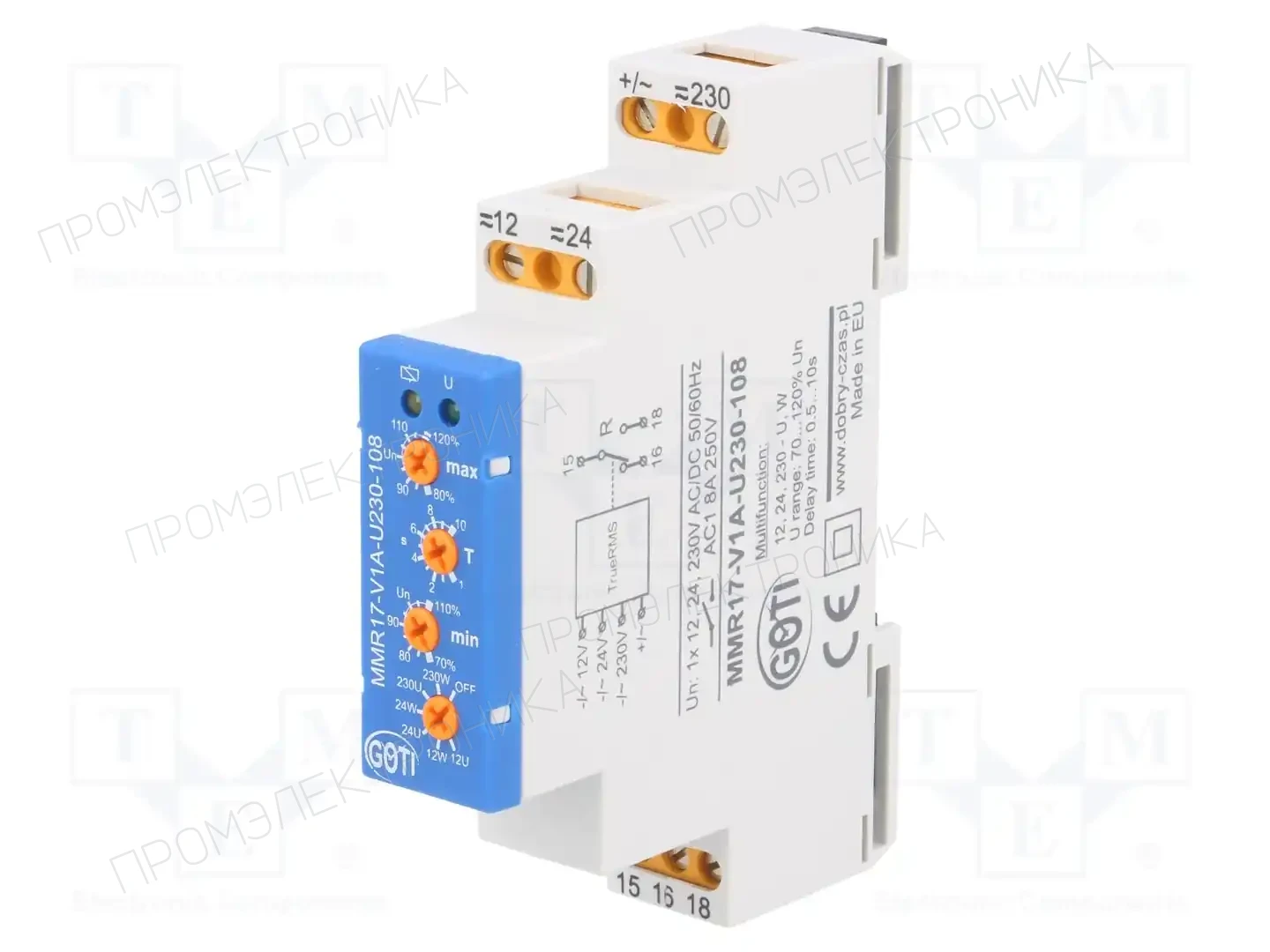 DOBRY CZAS MMR17-V1A-U230-108 — Контрольные реле