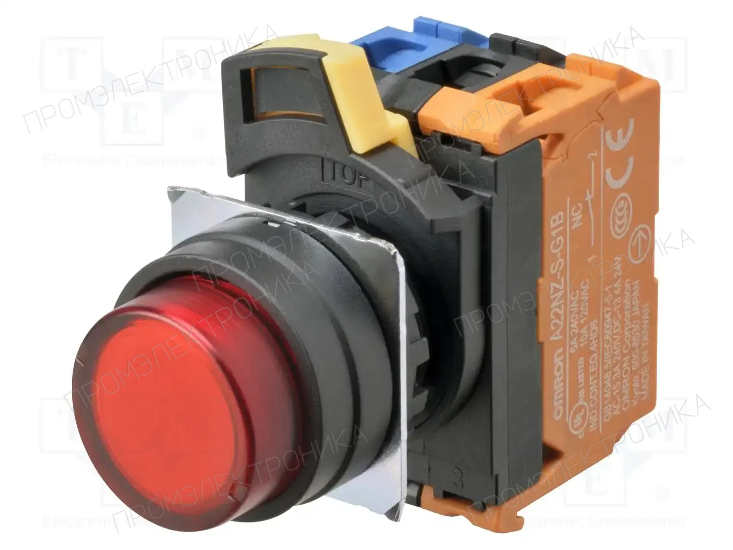 OMRON A22NL-BPM-TRA-G102-RD — Переключатели панельные стандартные 22мм