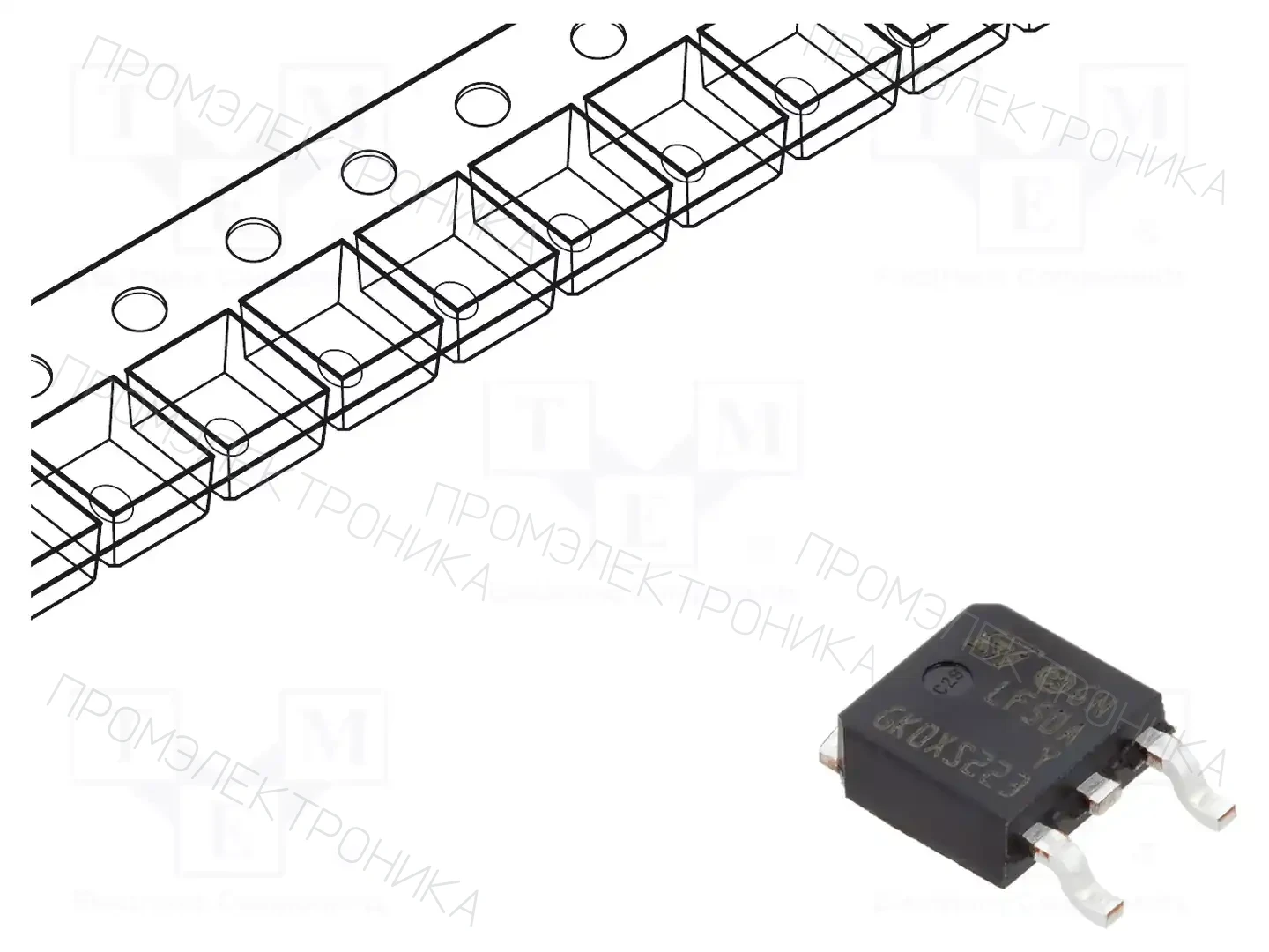 STMicroelectronics LF50ABDT-TRY — Стабилизаторы напряжения нерегулир. LDO