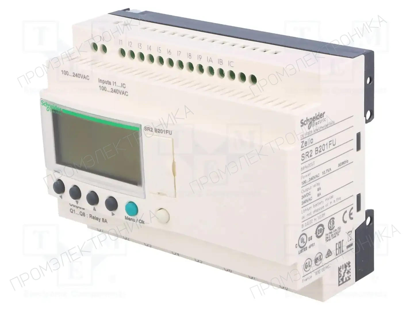 SCHNEIDER ELECTRIC SR2B201FU — Реле прогр. основные модули