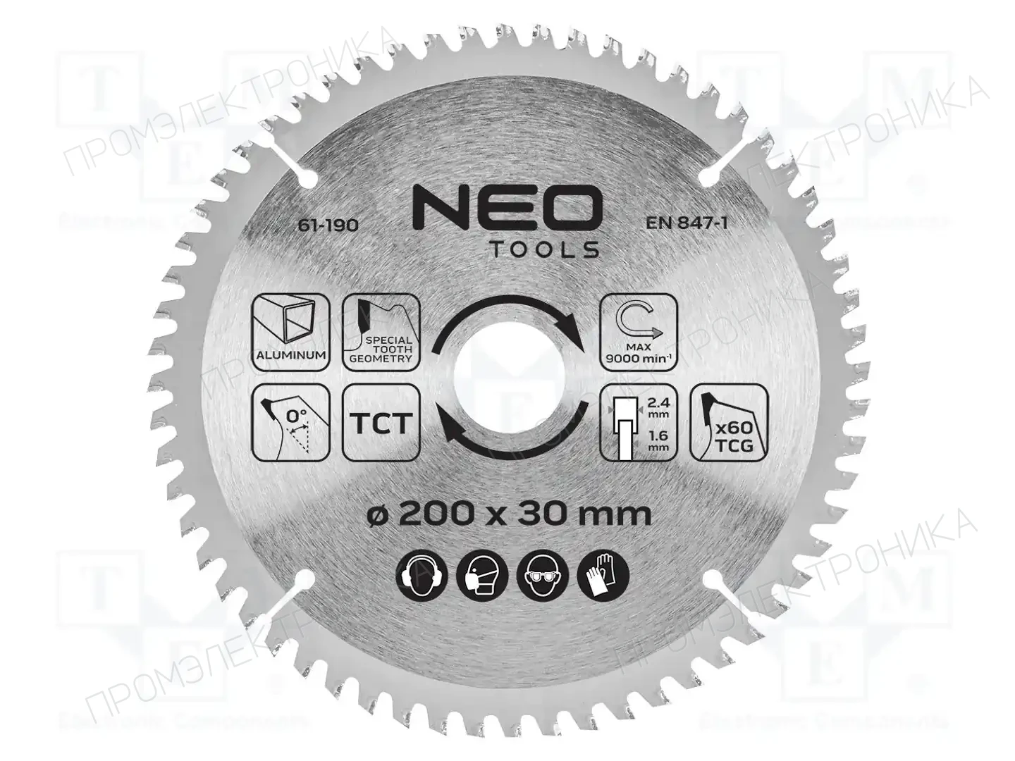 NEO TOOLS 61-190 — Диски для резки и шлифовки