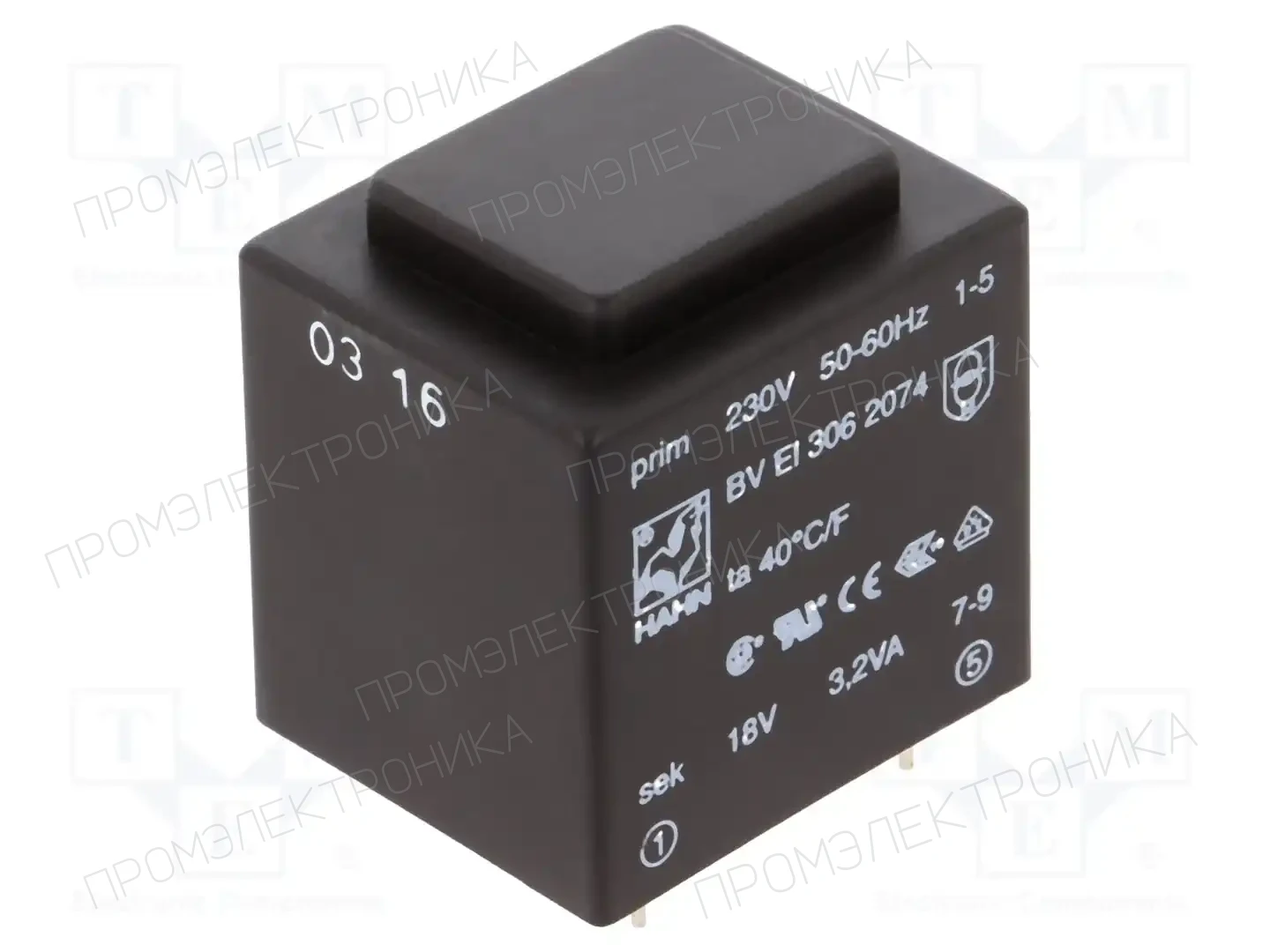 HAHN BV EI 306 2074 — Трансформаторы PCB