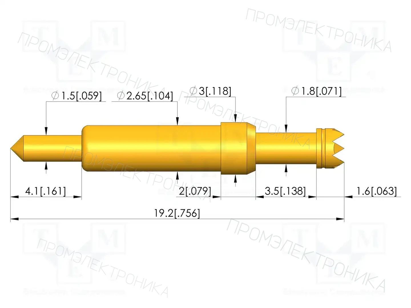 INGUN HSS-520 306 230 A 1502 1 — Измерительные щупы