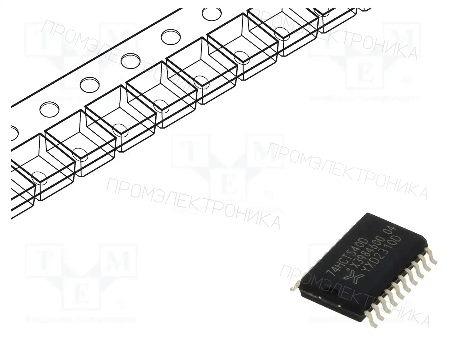 NEXPERIA 74HCT540D,653 — Буферы, передатчики, контроллеры