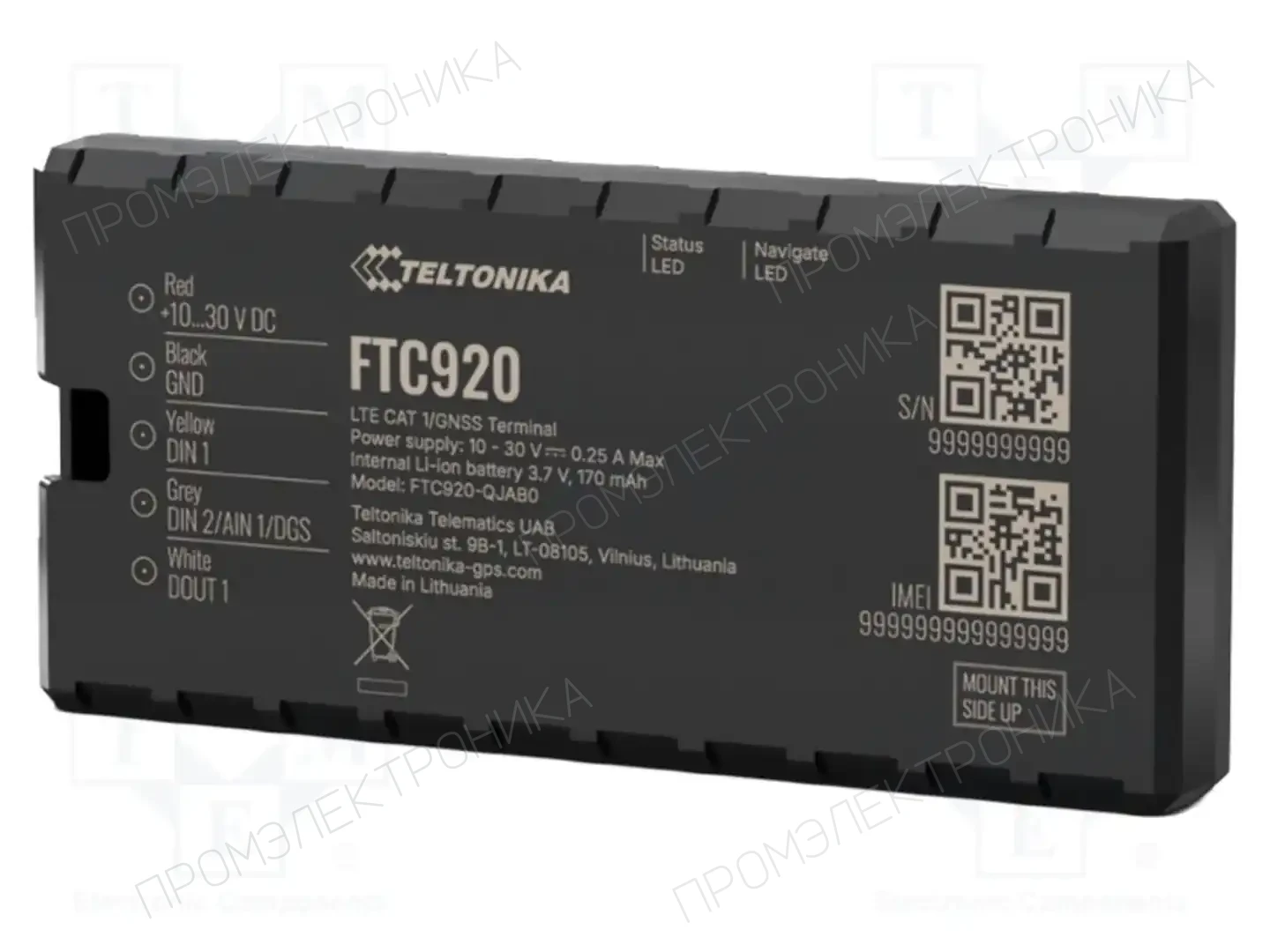 TELTONIKA TELEMATICS FTC920 — Модули M2M (GPRS/LTE/5G)