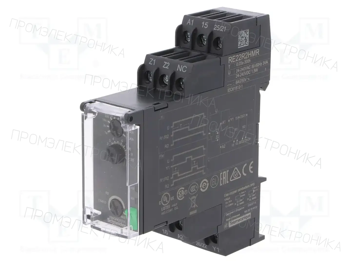 SCHNEIDER ELECTRIC RE22R2HMR — Временные аналоговые реле