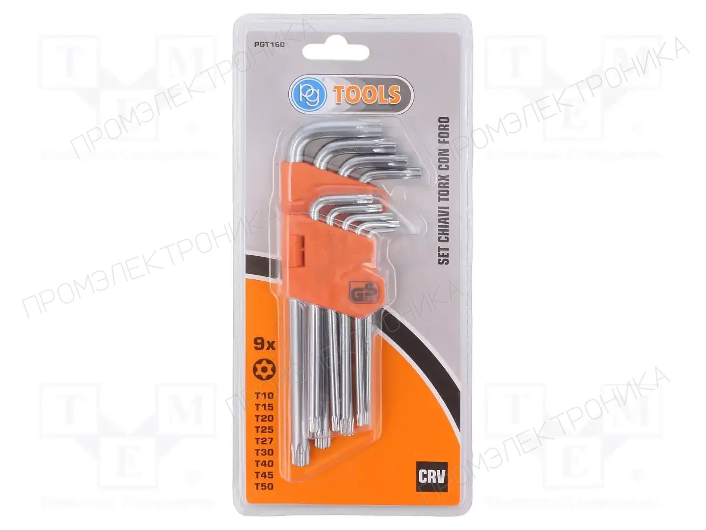 PG TOOLS PGT160 — Шестигранные и звездообразные ключи