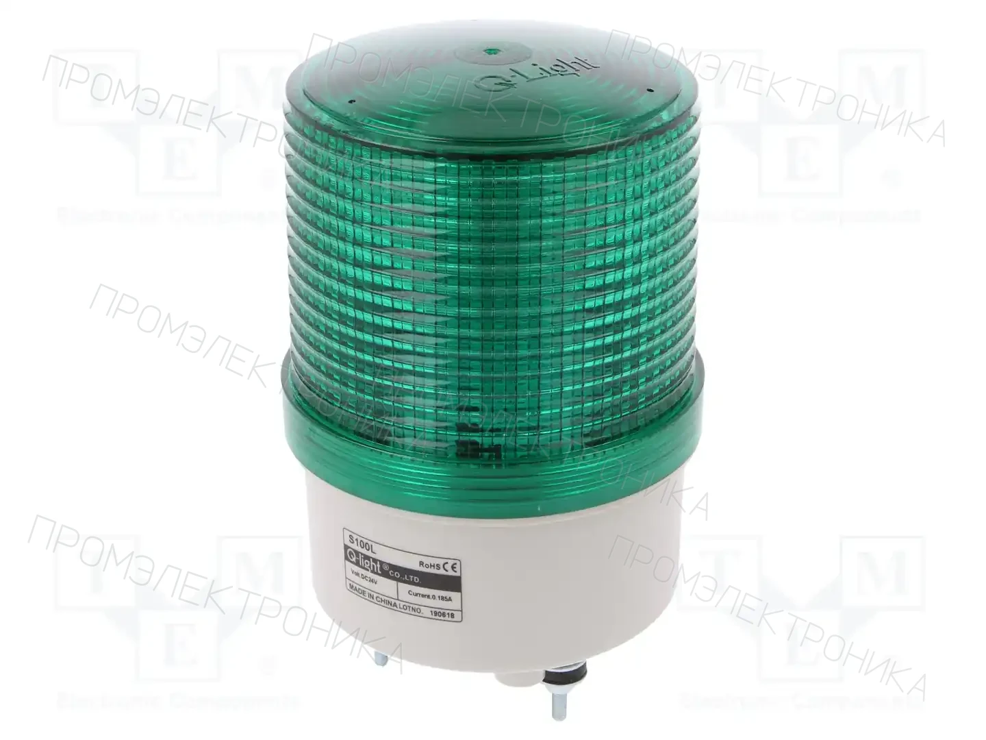 QLIGHT S100L-24-G — Сигнализаторы световые