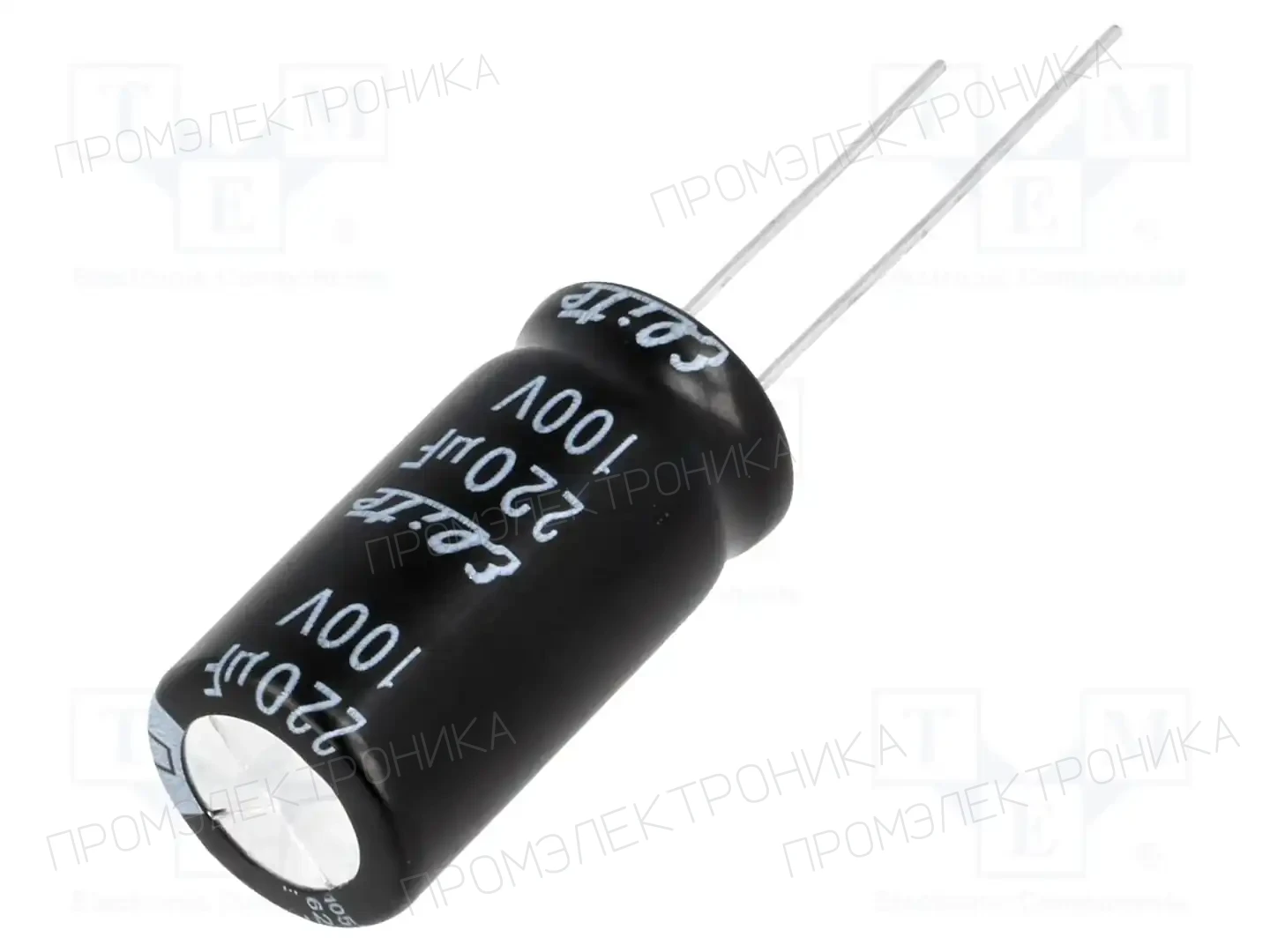 Elite PF2A221MNN1225 — Конденсаторы электролитические THT