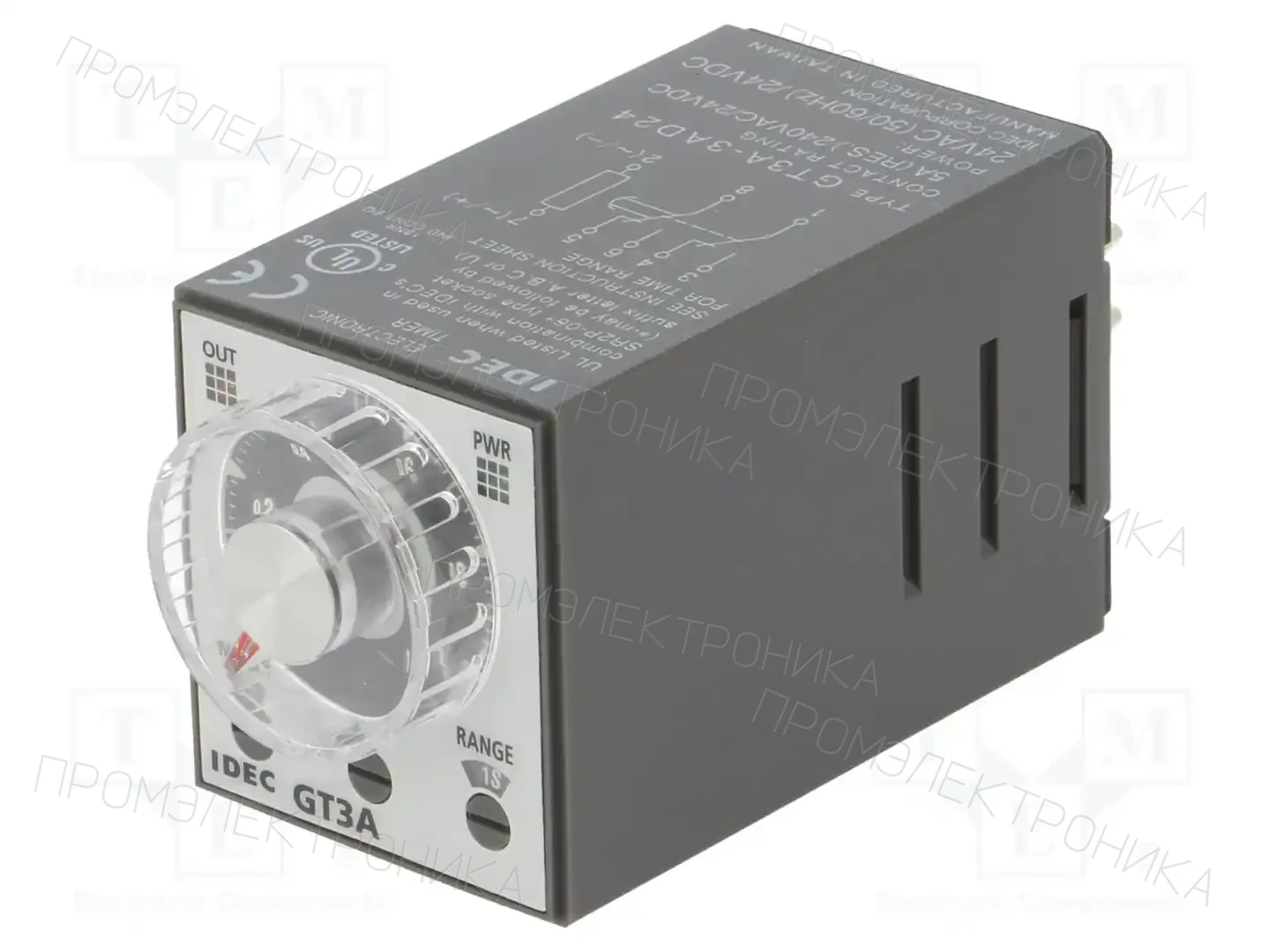 IDEC GT3A-3AD24 — Временные аналоговые реле