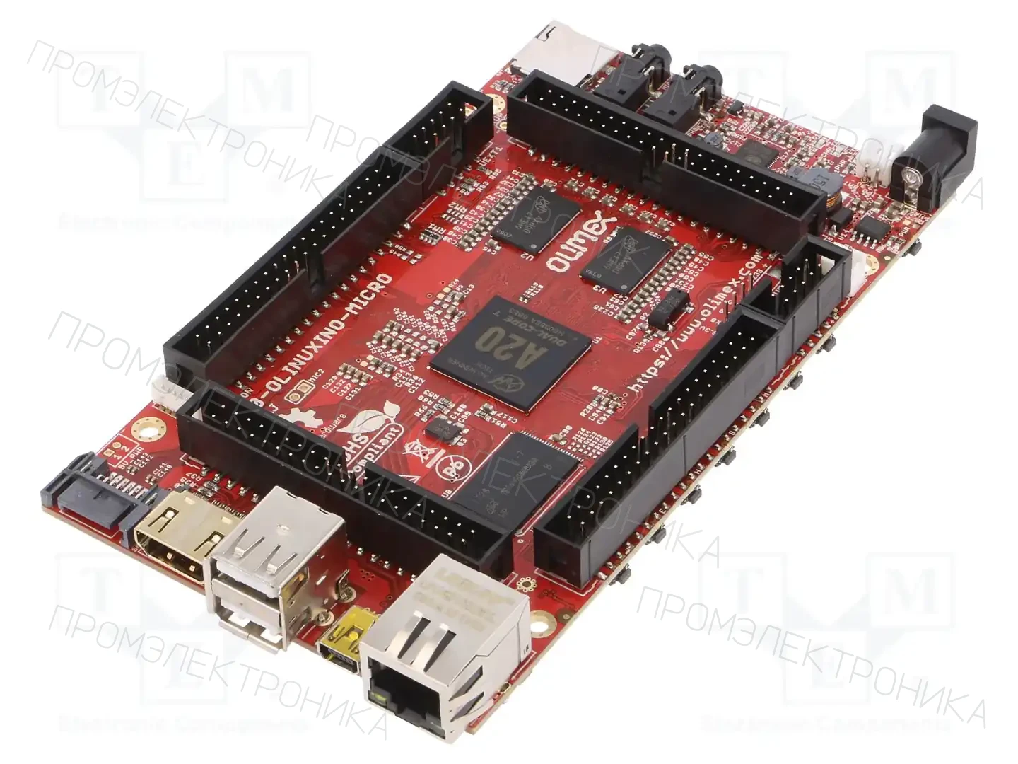 OLIMEX A20-OLINUXINO-MICRO-N8G — Одноплатные компьютеры