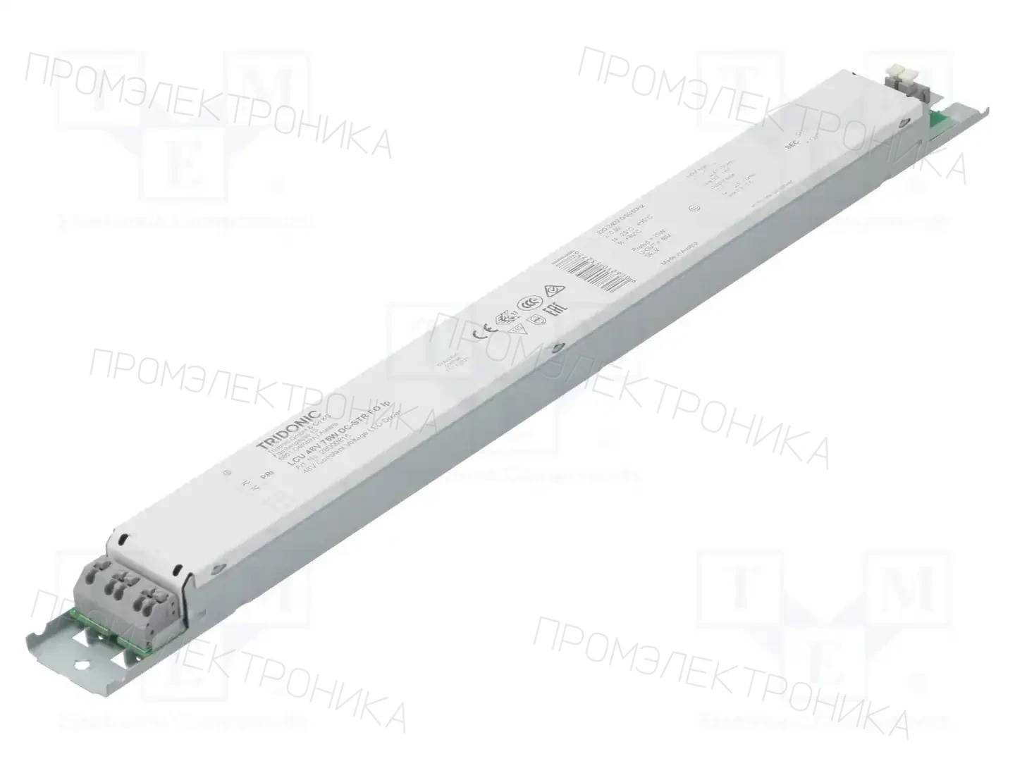 TRIDONIC LCU 48V 75W DC-STR FO LP — Блоки питания для LED