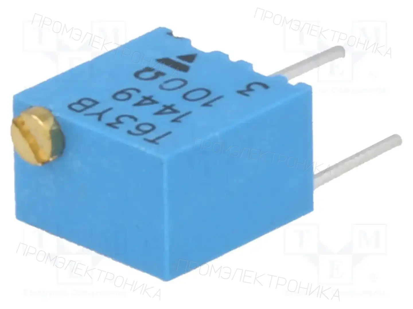 VISHAY T63YB101KT20 — Потенциометры THT многооборотные 1/4 дм