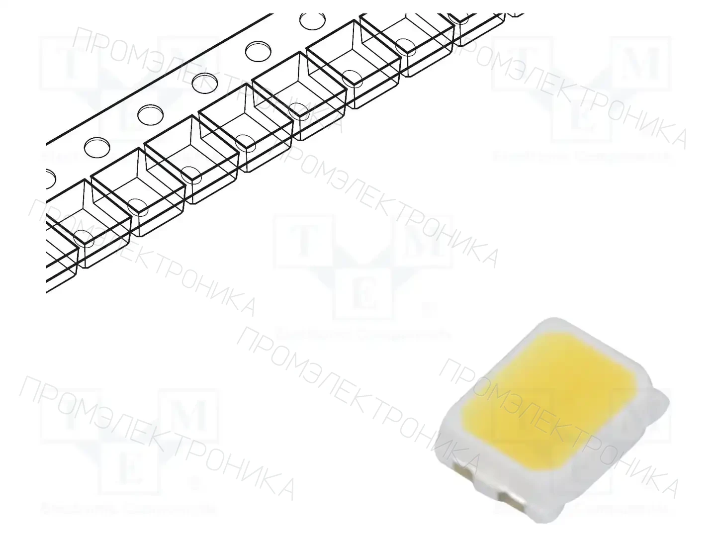 REFOND RF-K50TI16DS-EE-Y — Светодиоды SMD белые