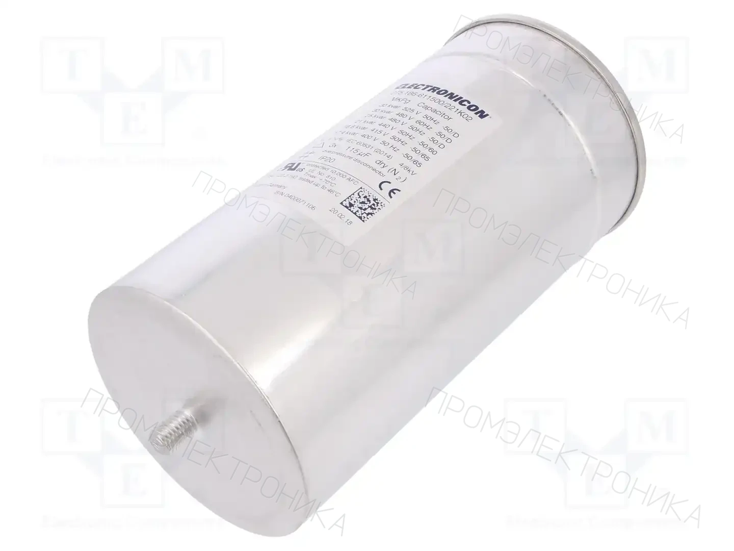 ELECTRONICON 275.186-611500/221K02 — Конденсаторы для комп. реакт. мощности
