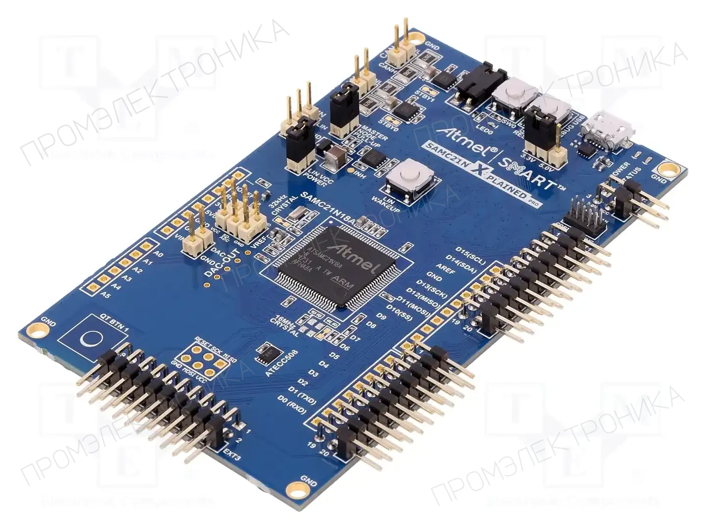 Microchip Technology ATSAMC21N-XPRO — Наборы пусковые для систем Microchip
