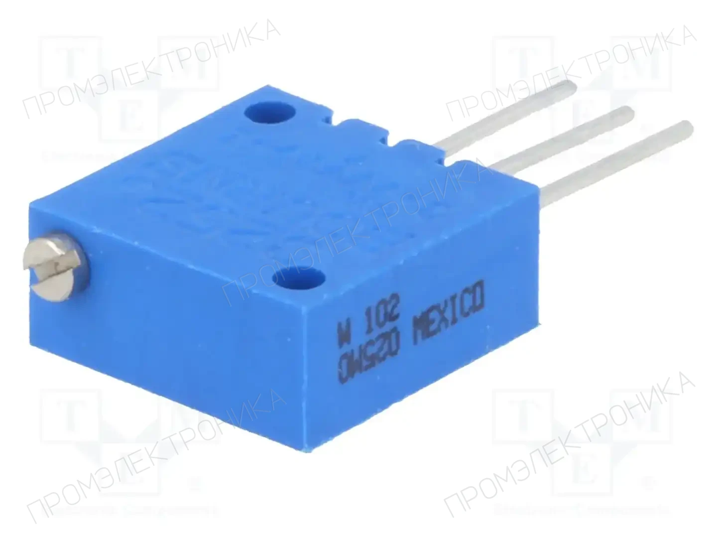BOURNS 3252W-1-102LF — Потенциометры THT многооборотные 1/2 дм