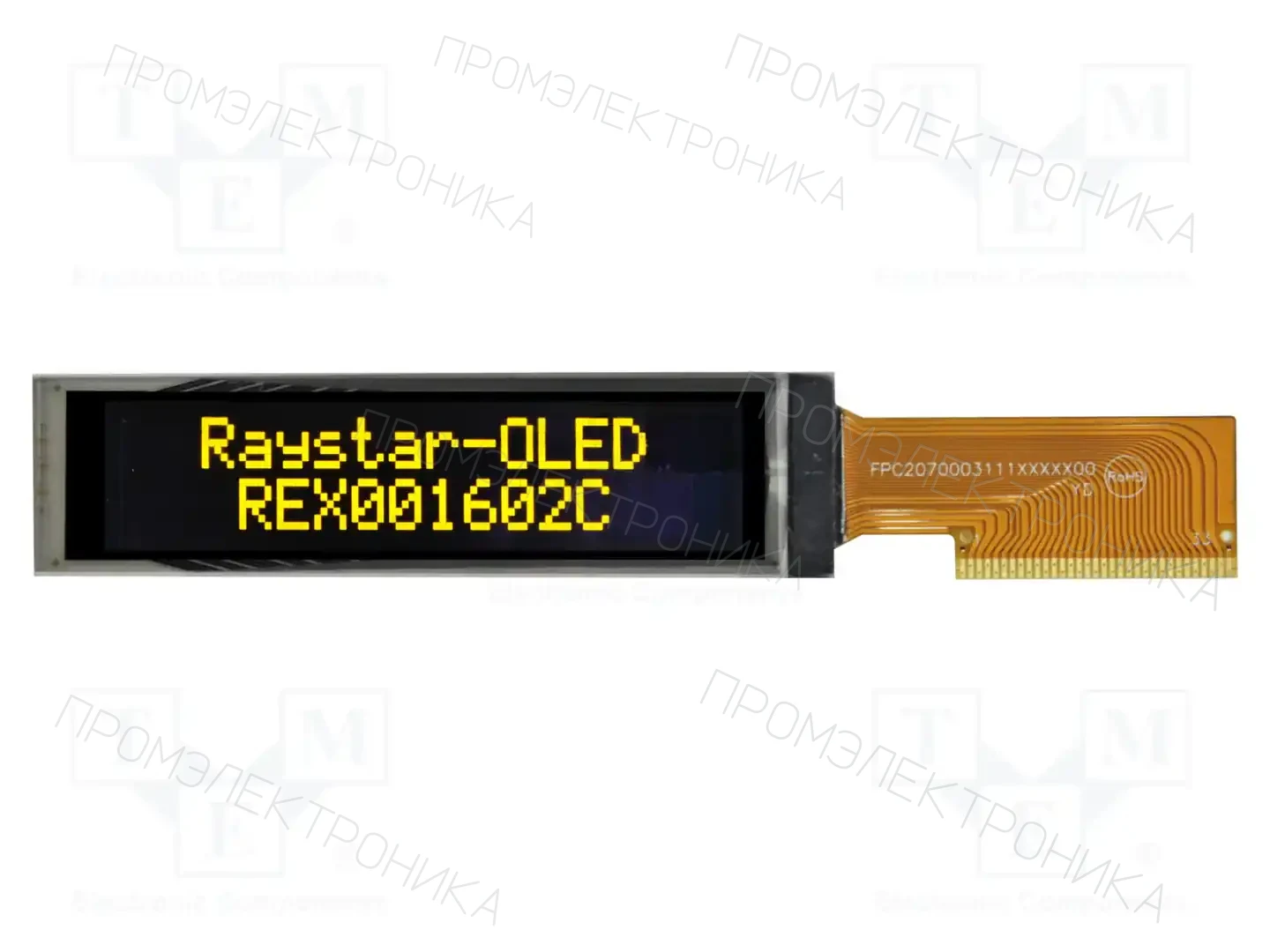 RAYSTAR OPTRONICS REX001602CYPP5N00000 — Дисплеи OLED буквенно-цифровые