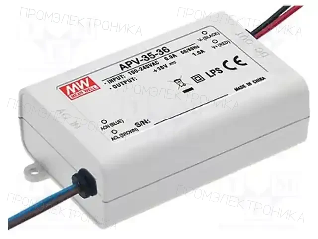MEAN WELL APV-35-5 — Блоки питания для LED