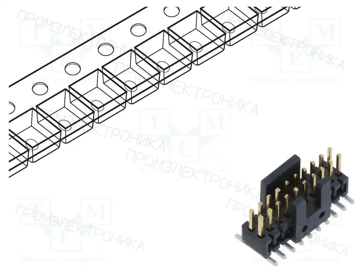 SAMTEC FTSH-110-01-F-DV-K-TR — Разъeмы пластина - пластина