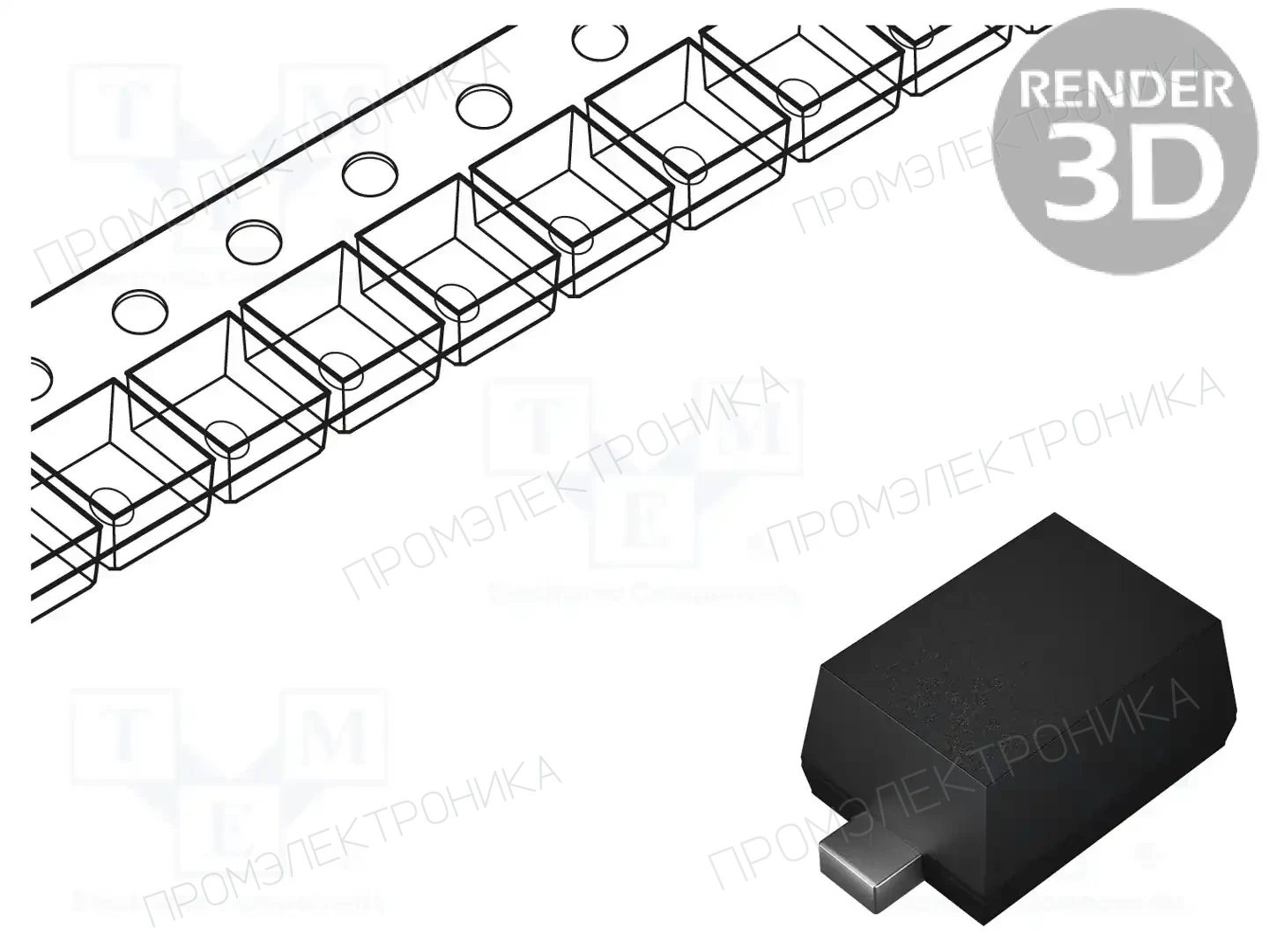 AKYGA SEMI AKS0503 — Универсальные диоды SMD