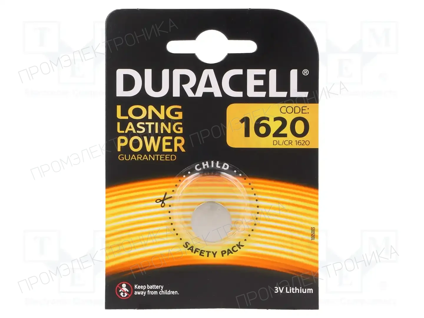 DURACELL DL1620 — Батареи