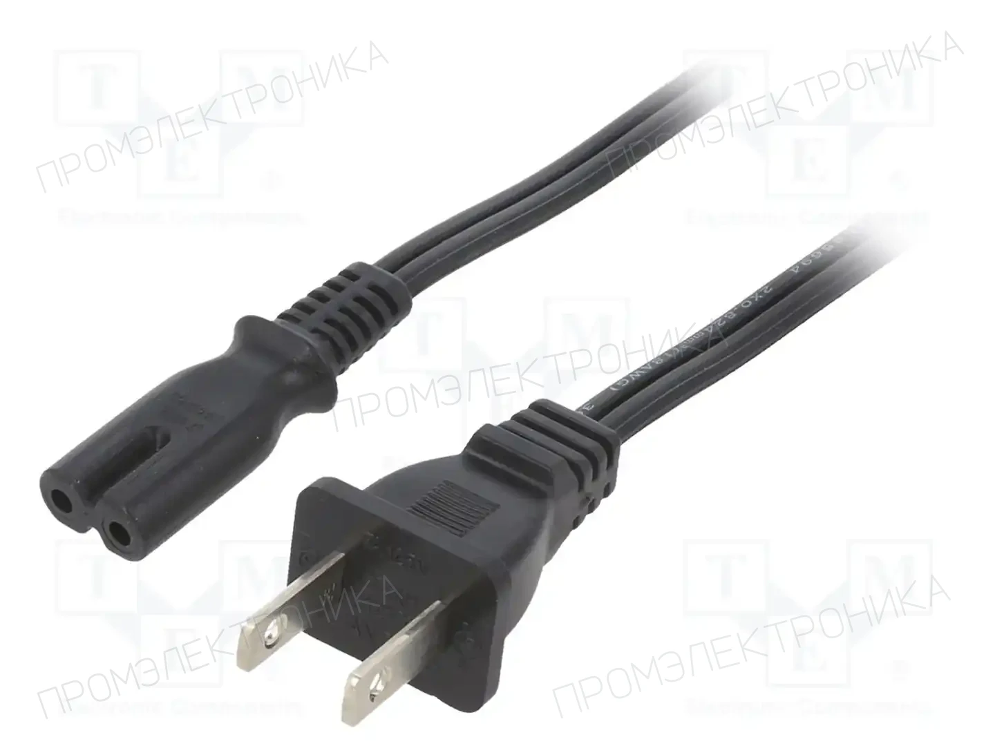 LIAN DUNG LT-301+503B SPT-2 18/2 105C BLK 3M — Кабели питания компьютерные и универс