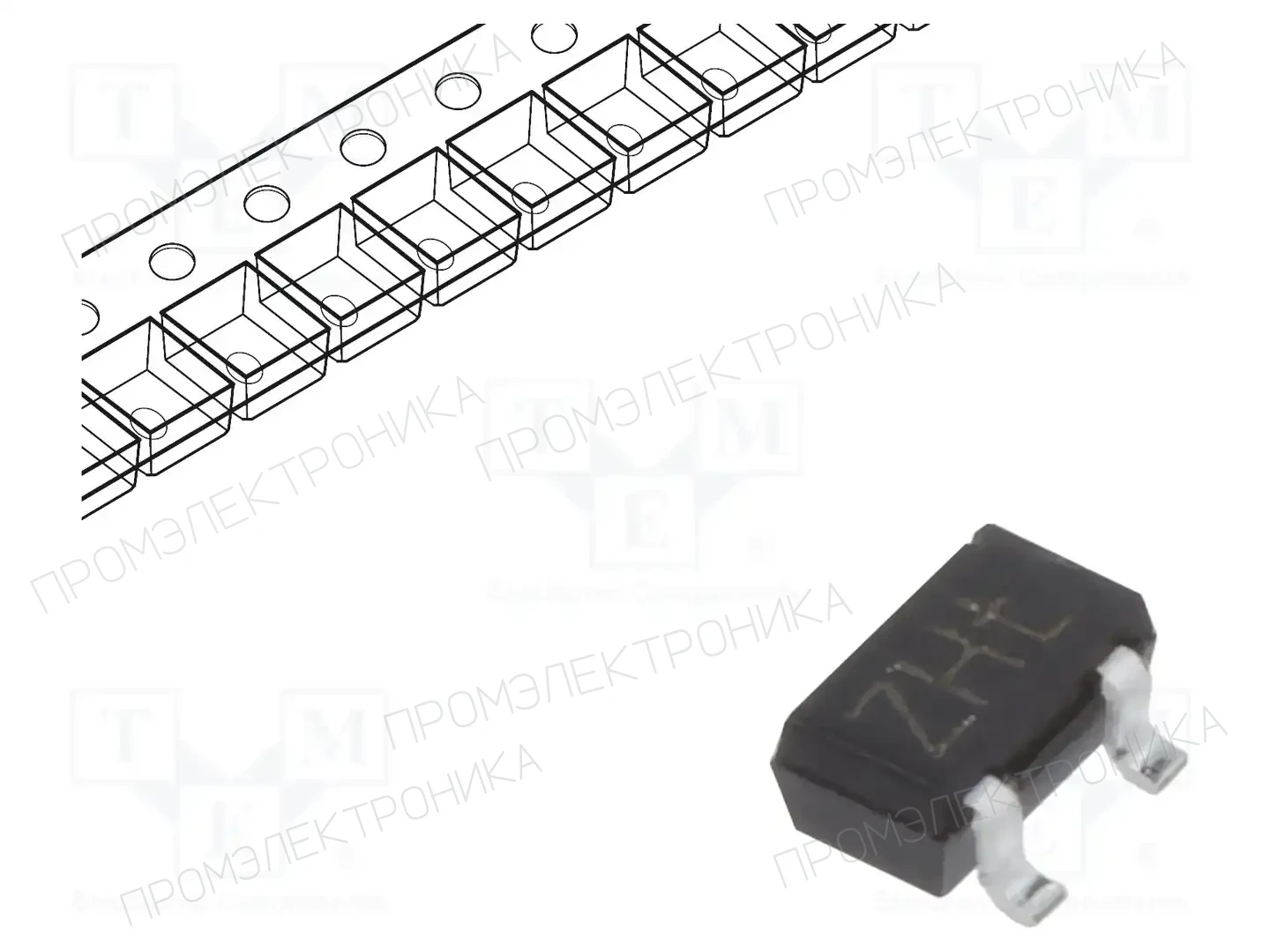 NEXPERIA PDTB113ZUX — Транзисторы PNP SMD